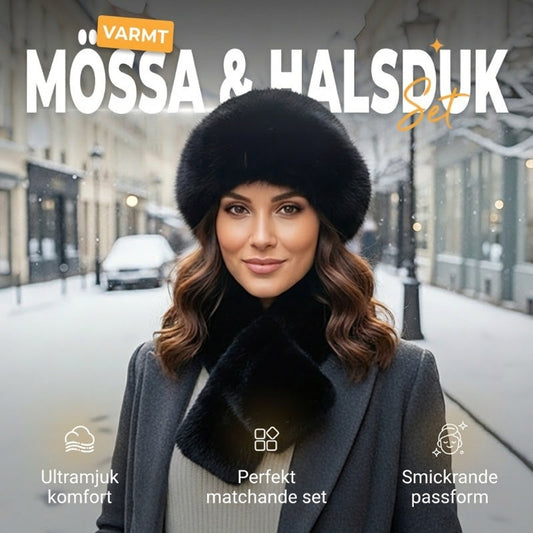 ❄️Fluffig värme, hudvänlig komfort – Vinterpälskeps + gratis matchande halsduk (Endast 7 kvar)⏰ ✨