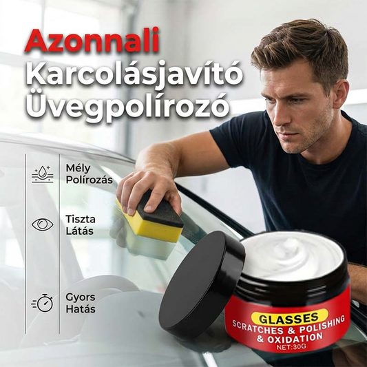 🚗 Πάστα επιδιόρθωσης και γυαλίσματος υαλοπινάκων – Γρήγορη αφαίρεση γρατσουνιών