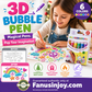 🔮Magic Pen – Ζωγραφίστε σε 3D με μία μόνο πινελιά!🎄 Στυλό ζωγραφικής «Bubble Popcorn» για να φτιάξετε μόνοι σας