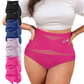 🌸 3-pack högmidjade trosor – Figurformande, magkontroll, plus size 📦