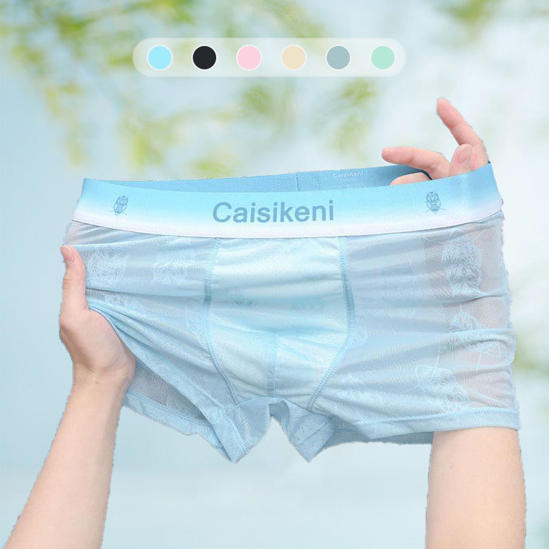 🎁Kupte 1 a získejte 2 zdarma🎁 Pánské chladivé, prodyšné boxerky s elastickým pasem