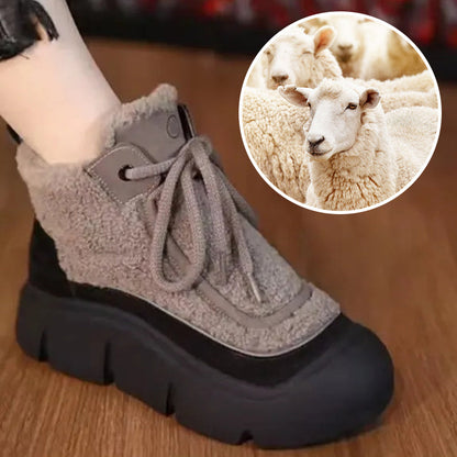 Women’s Cozy Plush Platform Ankle Boots