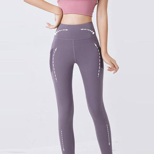 【S-XL】💃Γυναικείο ψηλόμεσο κολάν γιόγκα με έλεγχο της κοιλιάς
