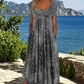 【XL-4XL】🌺Εκλεκτής ποιότητας τυπωμένο μακρύ φόρεμα