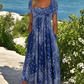 【XL-4XL】🌺Εκλεκτής ποιότητας τυπωμένο μακρύ φόρεμα