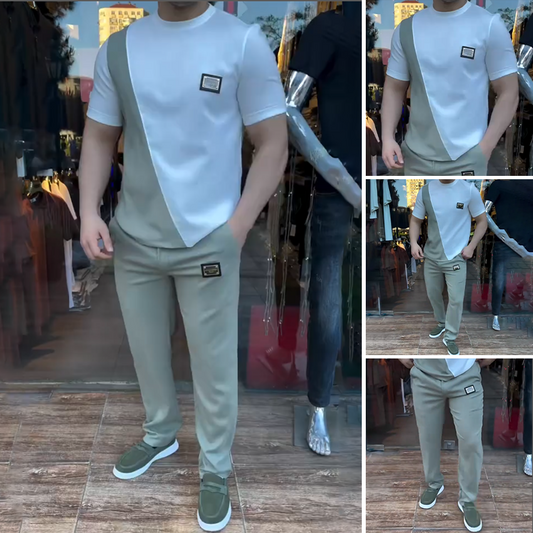 Ανδρικό ελαφρύ επαγγελματικό και casual σύνολο - Σετ 2 τεμαχίων