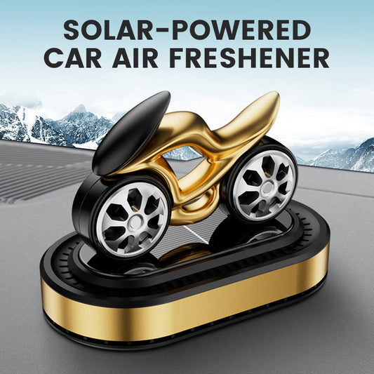 Αρωματικό αυτοκινήτου σε σχήμα μοτοσικλέτας που λειτουργεί με ηλιακή ενέργεια