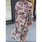 Φόρεμα με λαιμόκοψη και floral print