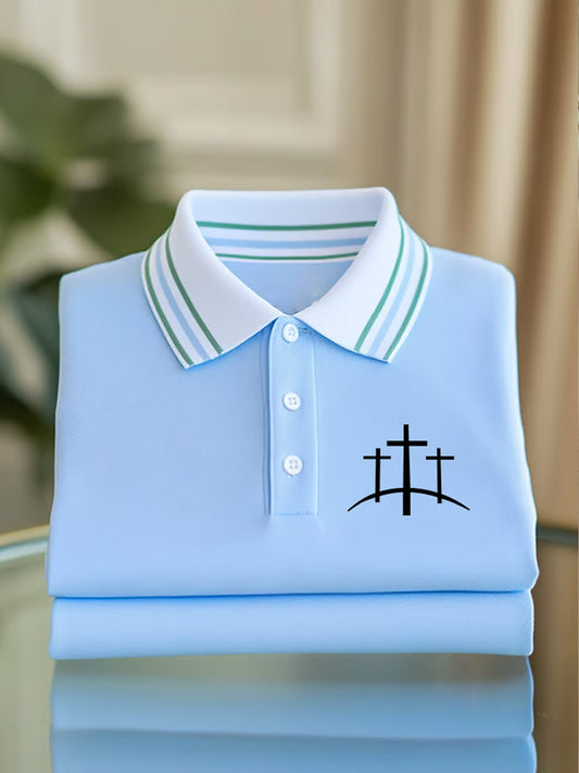 Ανδρική πίστη Waffle Polo πουκάμιση