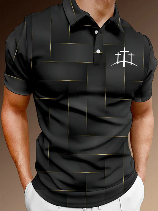 Ανδρική πίστη Waffle Polo πουκάμιση