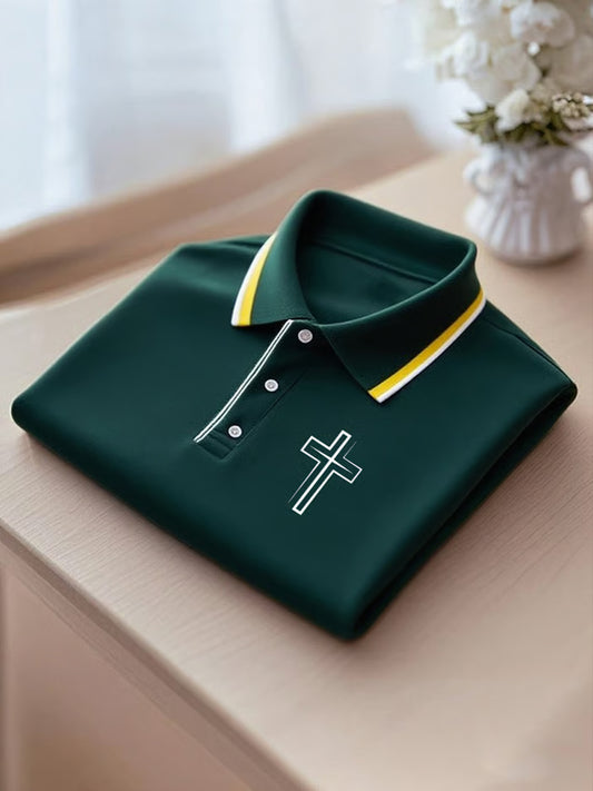 Ανδρική πίστη Waffle Polo πουκάμιση