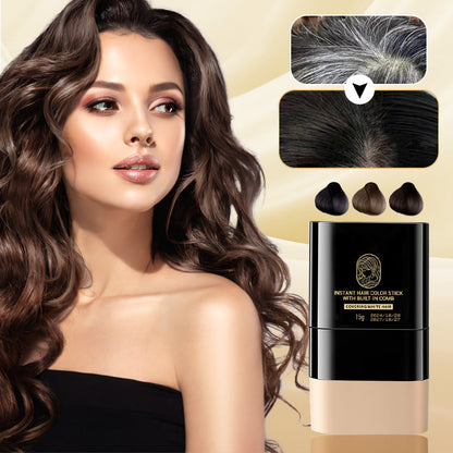 Άμεσο Στικ Χρώματος Μαλλιών με Ενσωματωμένη Χτένα - Unisex🔥Αγοράστε 2 Αποκτήστε 1 Δωρεάν