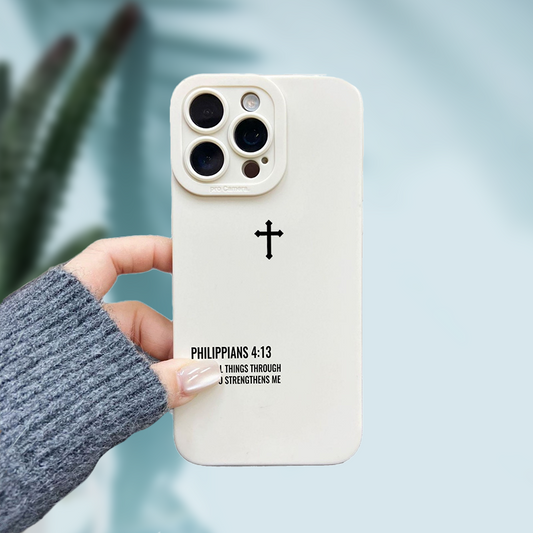 Ματ θήκη για iPhone με σχέδιο σταυρού