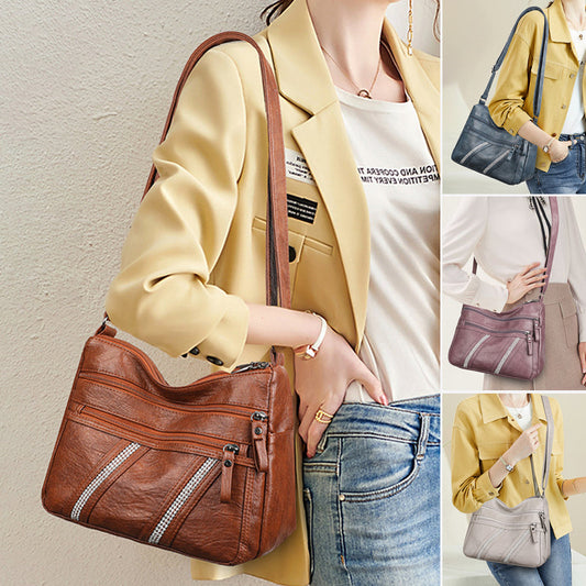 Κομψή τσάντα χιαστί μεγάλης χωρητικότητας