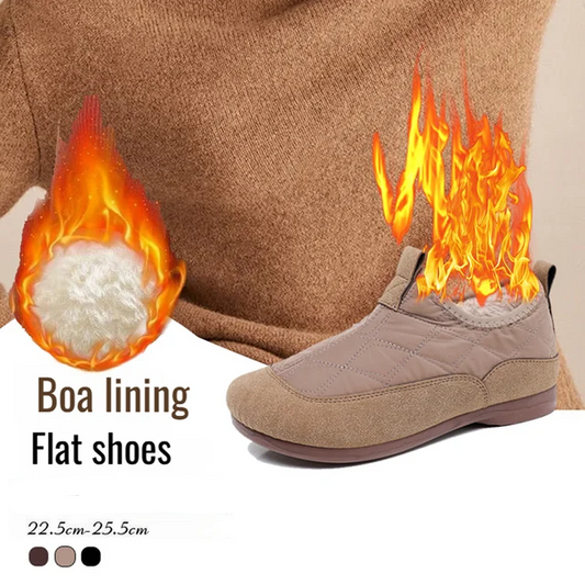 Γυναικεία θερμικά παπούτσια χωρίς κορδόνια για εξωτερική χρήση