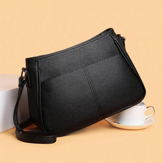 Κομψή, μινιμαλιστική τσάντα crossbody με μεγάλη χωρητικότητα