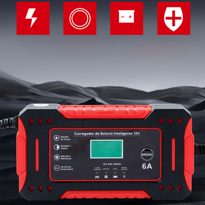 Φορητός φορτιστής για κινητά, κατάλληλος για αυτοκίνητα και μοτοσικλέτες