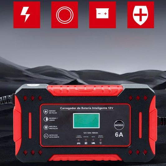 Φορητός φορτιστής για κινητά, κατάλληλος για αυτοκίνητα και μοτοσικλέτες