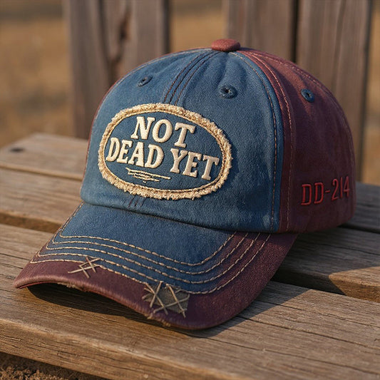 【NOT DEAD YET】 Κλασικό καπέλο μπέιζμπολ με πλύσιμο