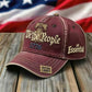 Καπέλο με κεντημένη αμερικανική σημαία σε στυλ vintage