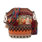 Βοημική κεντητή crossbody τσάντα με κρόσσια – μοναδική & κομψή