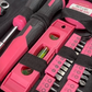 Pink General Household Hand Tool Kit