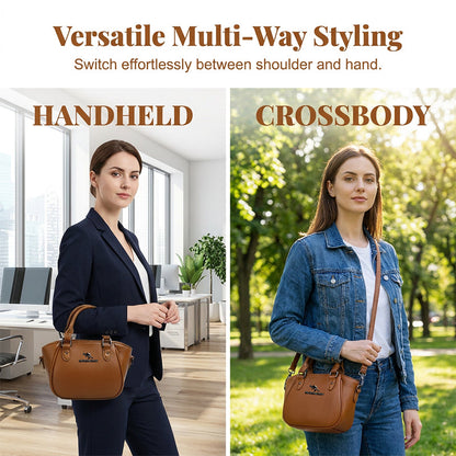 Elegant Retro Boston Handbag