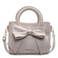 Elegant Bow Crossbody Bucket Bag