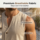 Men's Lightweight Breathable Summer Lounge Set Sleeveless Vest Shorts