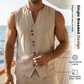 Men's Lightweight Breathable Summer Lounge Set Sleeveless Vest Shorts