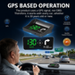 🚗 50% RABATT NU! Head-Up Display (HUD) med GPS – exakt hastighet i km/h– digital hastighetsmätare, kompass & överhastighetslarm – plug & play för alla fordon 📊✨