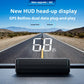 🚗 50% RABATT NU! Head-Up Display (HUD) med GPS – exakt hastighet i km/h– digital hastighetsmätare, kompass & överhastighetslarm – plug & play för alla fordon 📊✨