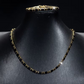 Glittrande smyckeset – halsband & armband – kubisk zirkonia – perfekt för vardag och fest