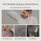 🌈 Damset i solid färgad velour med deep V-ringning, lös tröja och lång maxiklänning i veck