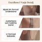 😘 Skön, sömlös randig behå – med W-formad stöd, komfort och stil i ett