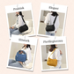 💗 Klassisk, lyxig och rymlig, slitstark axelväska