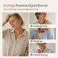 ✨Asymmetrisk design, unik & snygg – Dam en-axel linne-topp ✨