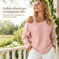 ✨Asymmetrisk design, unik & snygg – Dam en-axel linne-topp ✨