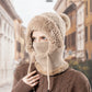 🧣3-i-1 fullt skydd, flexibel ventilation – Vinterbalaclava med huva ✨