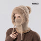 🧣3-i-1 fullt skydd, flexibel ventilation – Vinterbalaclava med huva ✨