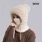 🧣3-i-1 fullt skydd, flexibel ventilation – Vinterbalaclava med huva ✨
