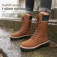 👢🍂 Plattformstövlar för kvinnor – Rund tå, tjock sula, höstmode 📦