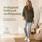 🧥 Avslappnad kappa för kvinnor med plyschimiterad pälskrage och asymmetrisk dragkedja – Stilren och bekväm ✨
