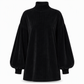 👗 Elegant lös höstklänning för kvinnor med långa lampärm – Bekväm och stilfull ✨
