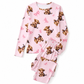 👚 Mjukt milk-silk pyjamas set för kvinnor – Långärmad topp och långbyxor, avslappnad loungedräkt ✨