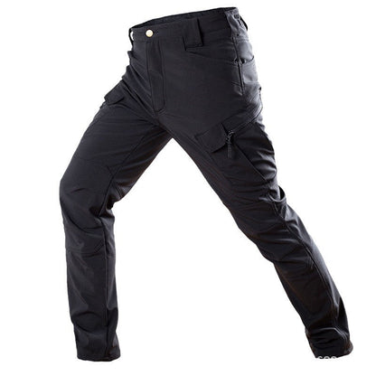 👖 Utomhusbyxor i stretch för herrar – Lastfickor, bekväma och funktionella 📦