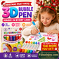 🔮Magic Pen – Ζωγραφίστε σε 3D με μία μόνο πινελιά!🎄 Στυλό ζωγραφικής «Bubble Popcorn» για να φτιάξετε μόνοι σας
